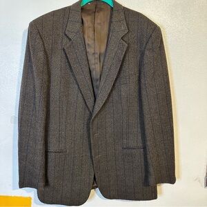 Capella Italian Cashmere and Wool Blend Jacket - Brown Tweed